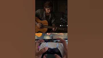 Ellie Plays Hotel California with PS5 Controller #thelastofus #guitar #guitarcover  #cover