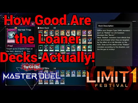 Limit 1 Festival Loaner Decks Are Very Funny! | Explaining the Konami Limit 1 Loaner Decks |