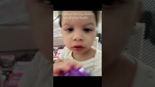 Autumn made this video for her brother Enzo #kpopband #baby #kidd 🤍😘