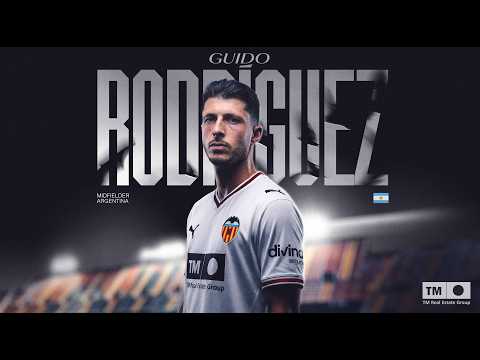 PRESENTACIÓN DE GUIDO RODRÍGUEZ COMO JUGADOR DEL VALENCIA CF