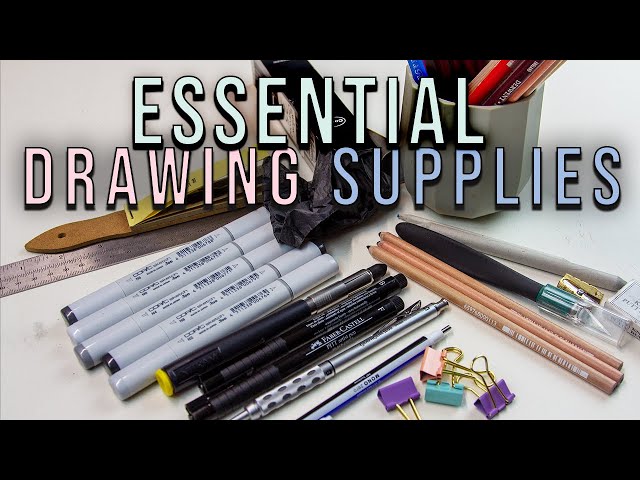 A Complete List of Essential Drawing Materials