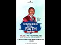 JANUARY DRINK || DAY 2 || MORNING SESSION || CONTENDING FOR THE FAITH || 24TH JANUARY, 2026