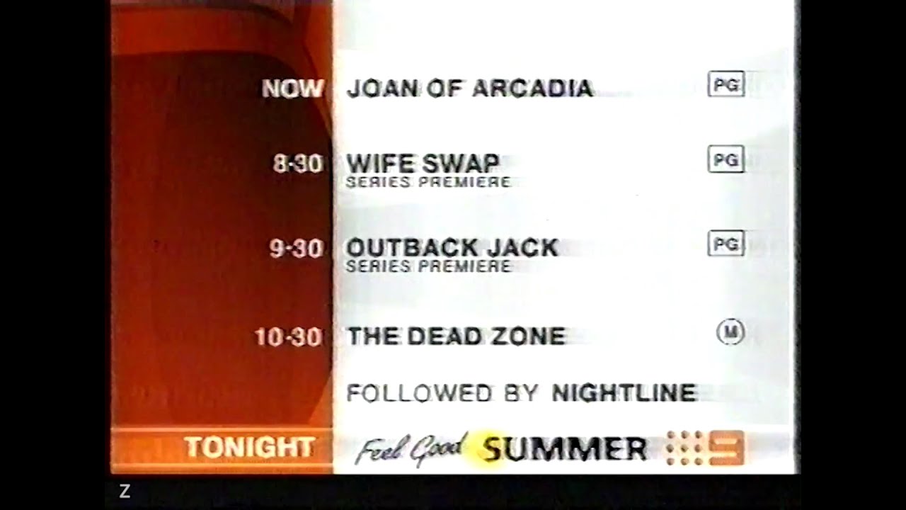 Channel Nine - Wednesday Themed Lineup and Christmas Ident (15.12.2004 ...
