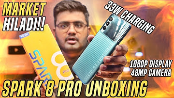 Tecno Spark 8 Pro Unboxing | Value For Money?