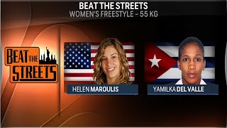 2015 Beat The Streets - Helen Maroulis Usa Vs Yamilka Del Valle Cuba - Womens 55Kgs
