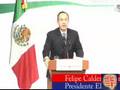 Primer evento como presidente electo de Felipe Calderón en Morelia.