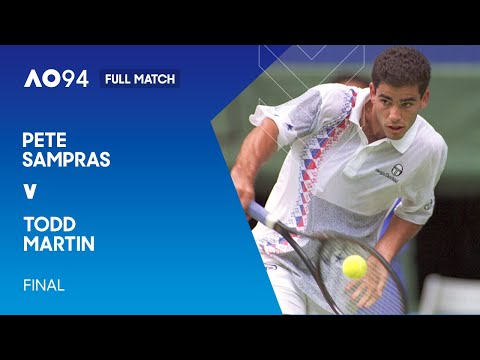 Pete Sampras v Todd Martin Full Match | Australian Open 1994 Final