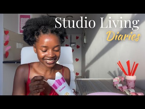 studio living diaries | february reset, hosting the girls for galentines day + getting into UCT 💌