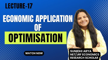 ECONOMIC APPLICATION OF OPTIMISATION | BECC 102| MEC 103 | MATHEMATICAL ECONOMICS| UGC NET ECONOMICS