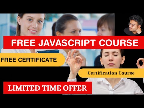 Free JavaScript Course with Certificate #javascriptcourse