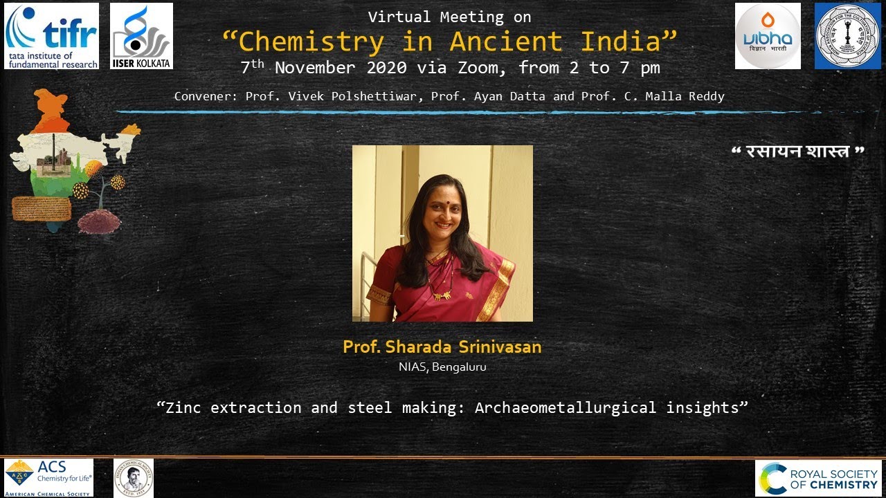 Prof. Sharada Srinivasan - Chemistry in Ancient India