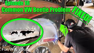 We Fixed the MOST COMMON VW Beetle Rust Problem, Episode 16