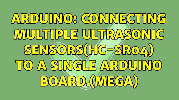 Arduino: Connecting multiple ultrasonic sensors(hc-sr04) to a single arduino board.(mega)