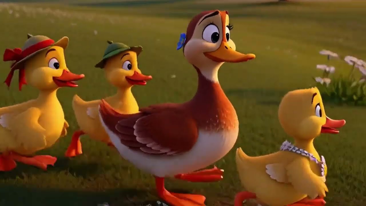 Five Little Ducks Kids Nursery Rhymes