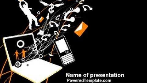 Interaction PowerPoint Template by PoweredTemplate.com