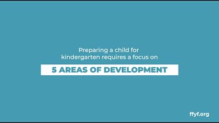 Famous Preparing Your Child for Kindergarten: 5 Areas of Development Profile