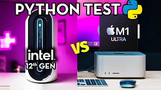 M1 Ultra vs Intel Core i9 Python Test