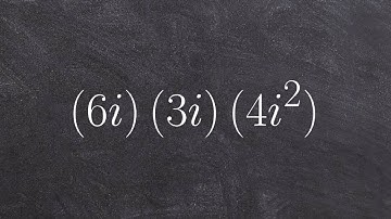 Algebra 2 - Math tutorial for multiplying three imaginary numbers by each other then simplifying