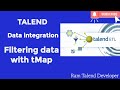 Talend data integration filtering data with tmaptalend basic jobs etl process 