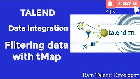 Talend -Data Integration |Filtering Data with tMap|Talend Basic Jobs| ETL Process |