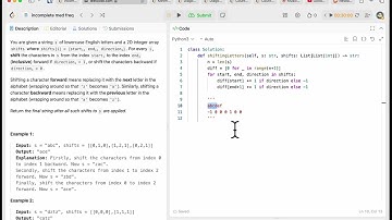 leetcode 2381. shifting letters ii
