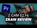 Flux de travail zraw dans premiere pro review  avec des exemples de squences