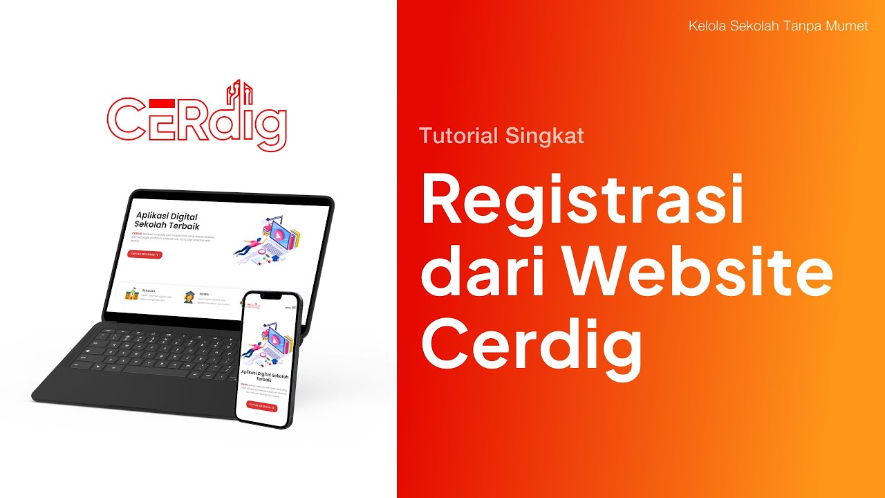 Registrasi from Website Cerdig.com | Tutorial Cerdig.com Aplikasi ...