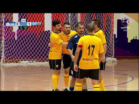 مباراة القادسية اليرموك دوري الصالات لكرة القدم الخميس 17 10 2019