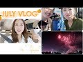 【July Vlog】内容多到爆炸的七月😇|差点被气哭的krystina| 家庭版周黑鸭|  亚米开箱| 烟花秀🎆|染发变形