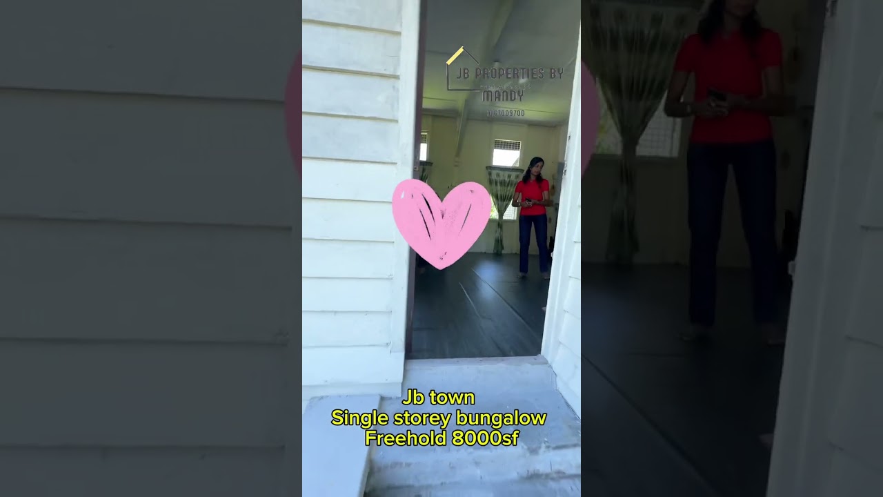 #新山市区接近8000sf 的 #单层独立式 仅此一间 #买地送房子的概念