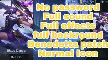 Fanny Skylark Revamp Skin Script | MLBB