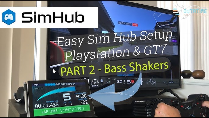 Sim Hub on Playstation and GT7 - Part 1 - Dash Panel telemetry 