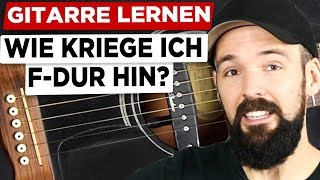 Featured image of post Gitarrengriffe F Akkord Gitarre Mit den fingern der anschlaghand oder einem plektrum werden dabei die saiten gezupft oder geschlagen