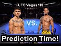 UFC Vegas 113: Bautista vs. Oliveira - Full Card Predictions and Betting Analysis