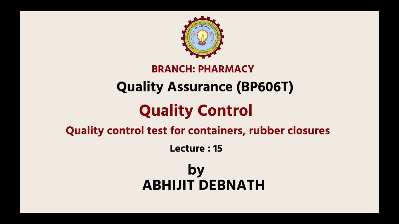 Quality Assurance | AKTU Digital Education