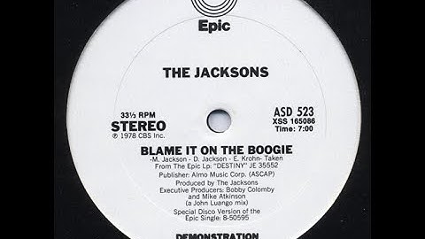 The Jacksons - Blame It On The Boogie (Scorpio