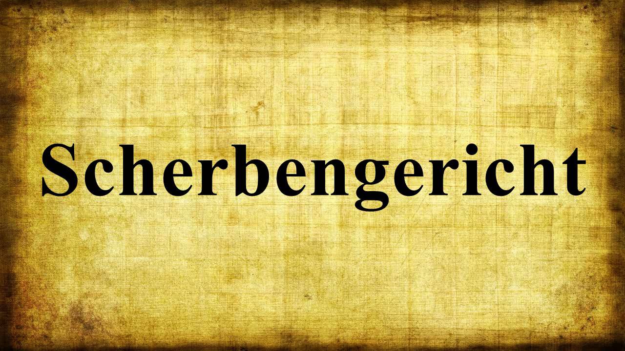 Was Ist Ein Scherbengericht Scherbengericht - YouTube