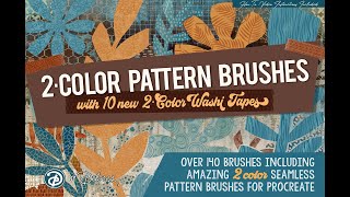 *2 Color Pattern Brushes Instructions Video