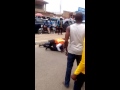 Disgraced! See How A Traffic Warden Beat Up A Nigerian Soldier (Watch video)