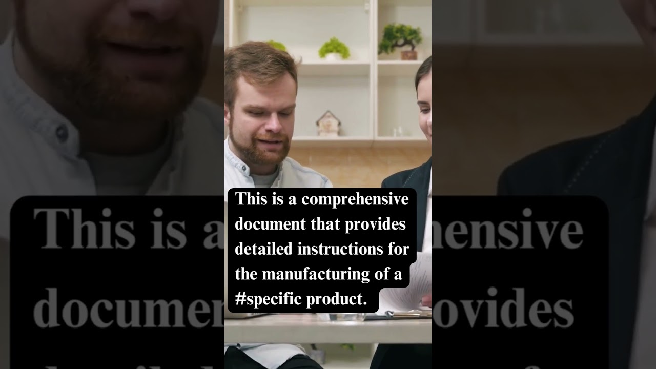 What is Master Batch Record?