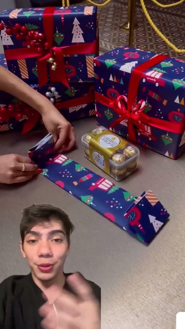 Embrulhe presente como um bombom! ? Simples, rápido e lindo. Me segue pra mais ideias!