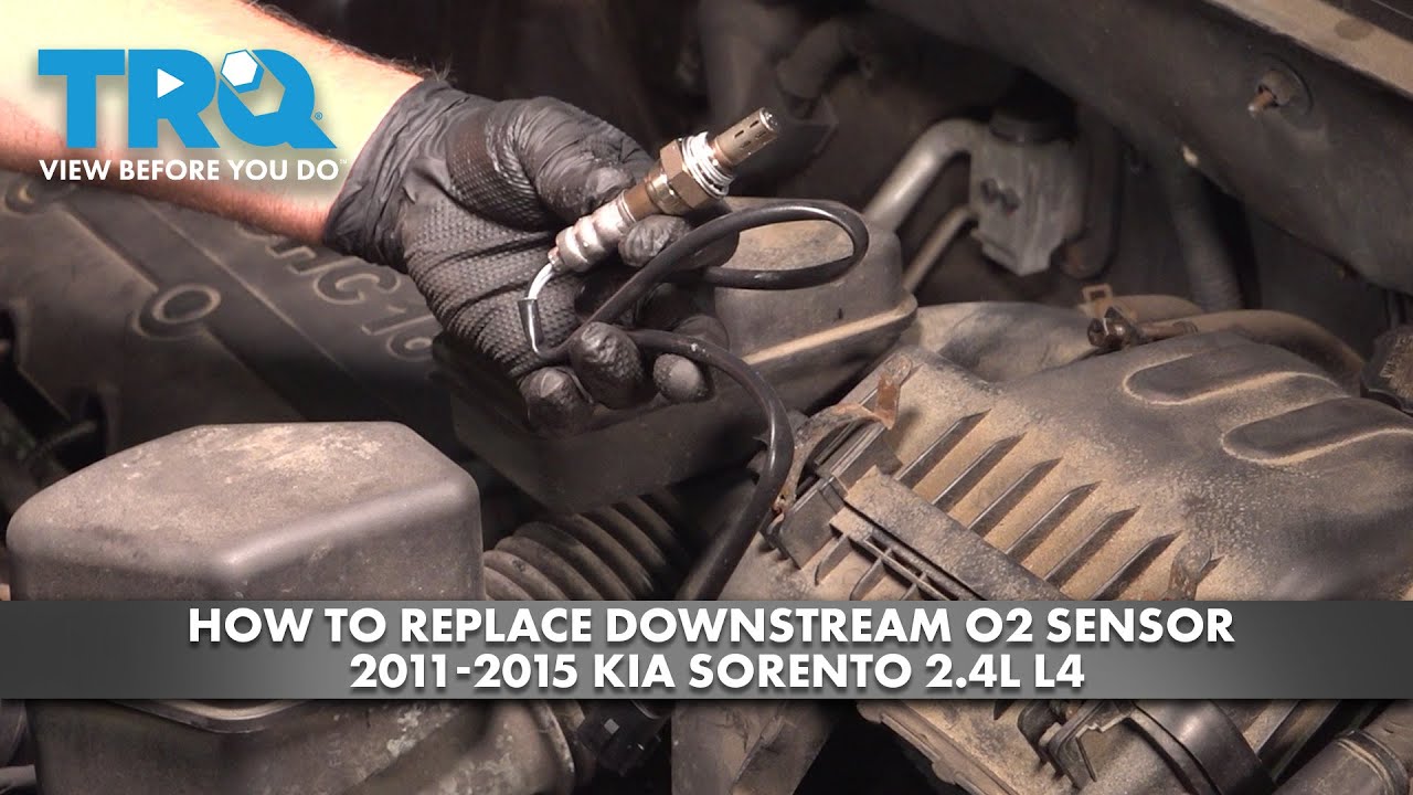 How to Replace Downstream O2 Sensor 2011-2015 Kia Sorento 2.4L L4 - YouTube