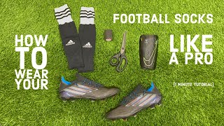 How to wear your Football/Soccer socks like a PRO (1 MINUTE tutorial) screenshot 2