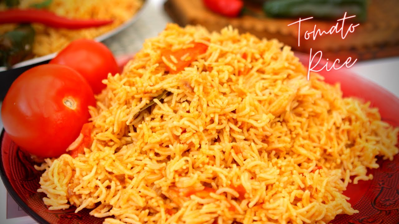 Spiced Tomato Rice Recipe Easy Spicy Tomato Rice YouTube