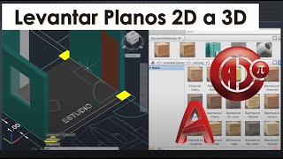 Levantar Planos 2D a 3D en AutoCAD