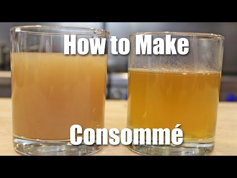 Video: Kako Narediti Consommé