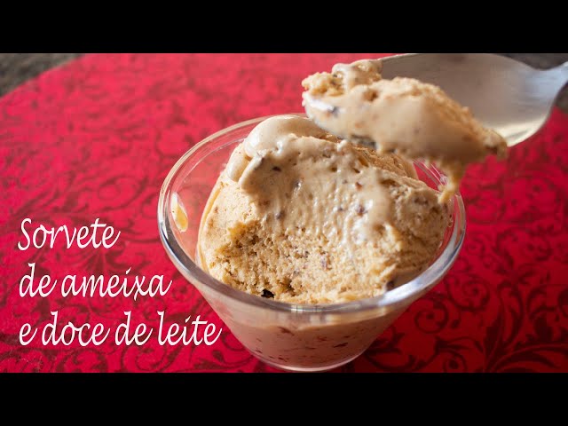 Sorvete Danoninho  Receita de gelato, Doces e sobremesas, Sorvete