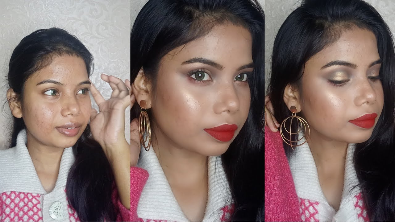 Realistic Soft Glam Christmas Makeup Tutorial || Easy Holiday Glam Look || Ownstyle Shree