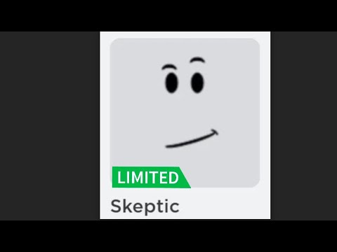 How to get skeptic for free on roblox - YouTube