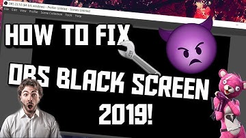 🔧HOW TO FIX THE BLACK SCREEN ON OBS! (NVIDIA)🔧